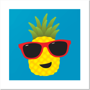 Funny Pineapple Posters and Art